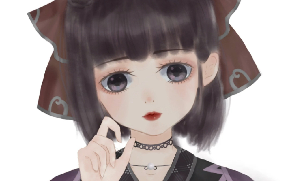 【procreate】摸一个半夏花萝_哔哩哔哩 (゜-゜)つロ 干杯~-bilibili