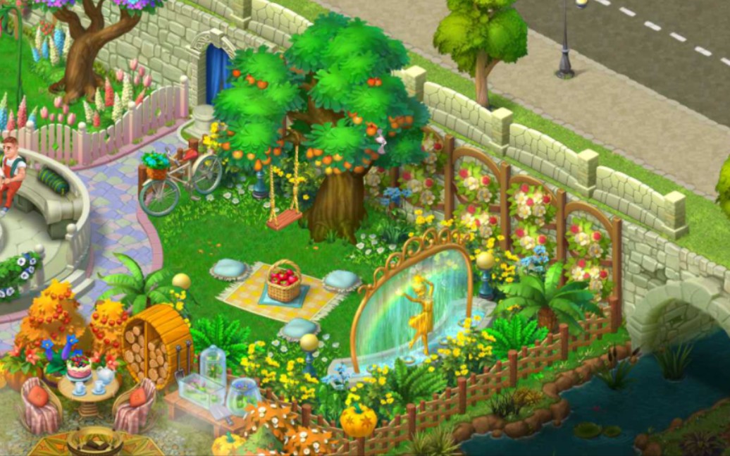 梦幻花园所有区域图图片