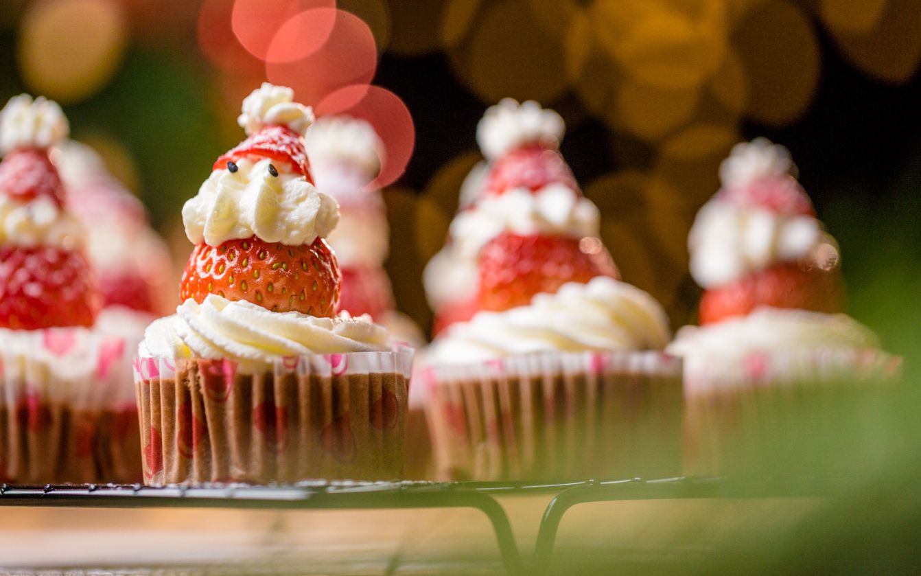 老人cupcake】【圣诞树糖霜饼】潮汕小厨娘自制少女心炸裂的圣诞甜品