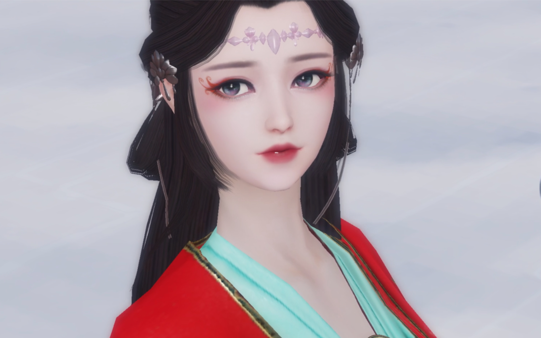 天使浮生为卿歌捏脸红衣白雪惊艳美人初浅限免