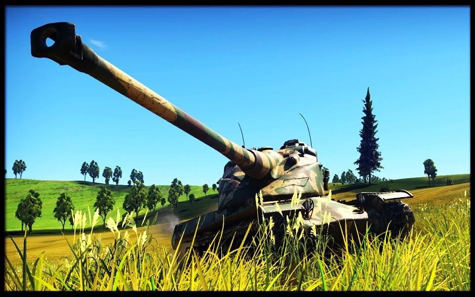 【1080p】120mm弹夹炮的大b哥(靶子) -amx 50重型坦克 (战争雷霆测试