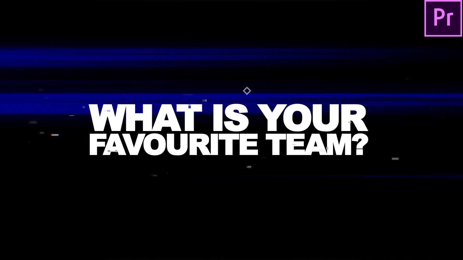 pr模板|2d独特动态标题介绍体育节目广告片头