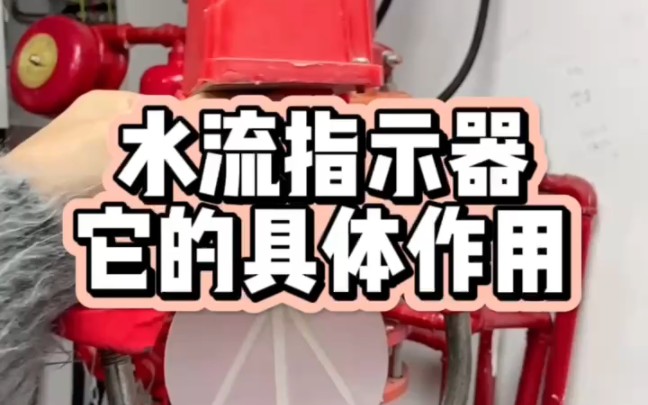 水流指示器它的具体作用哔哩哔哩bilibili