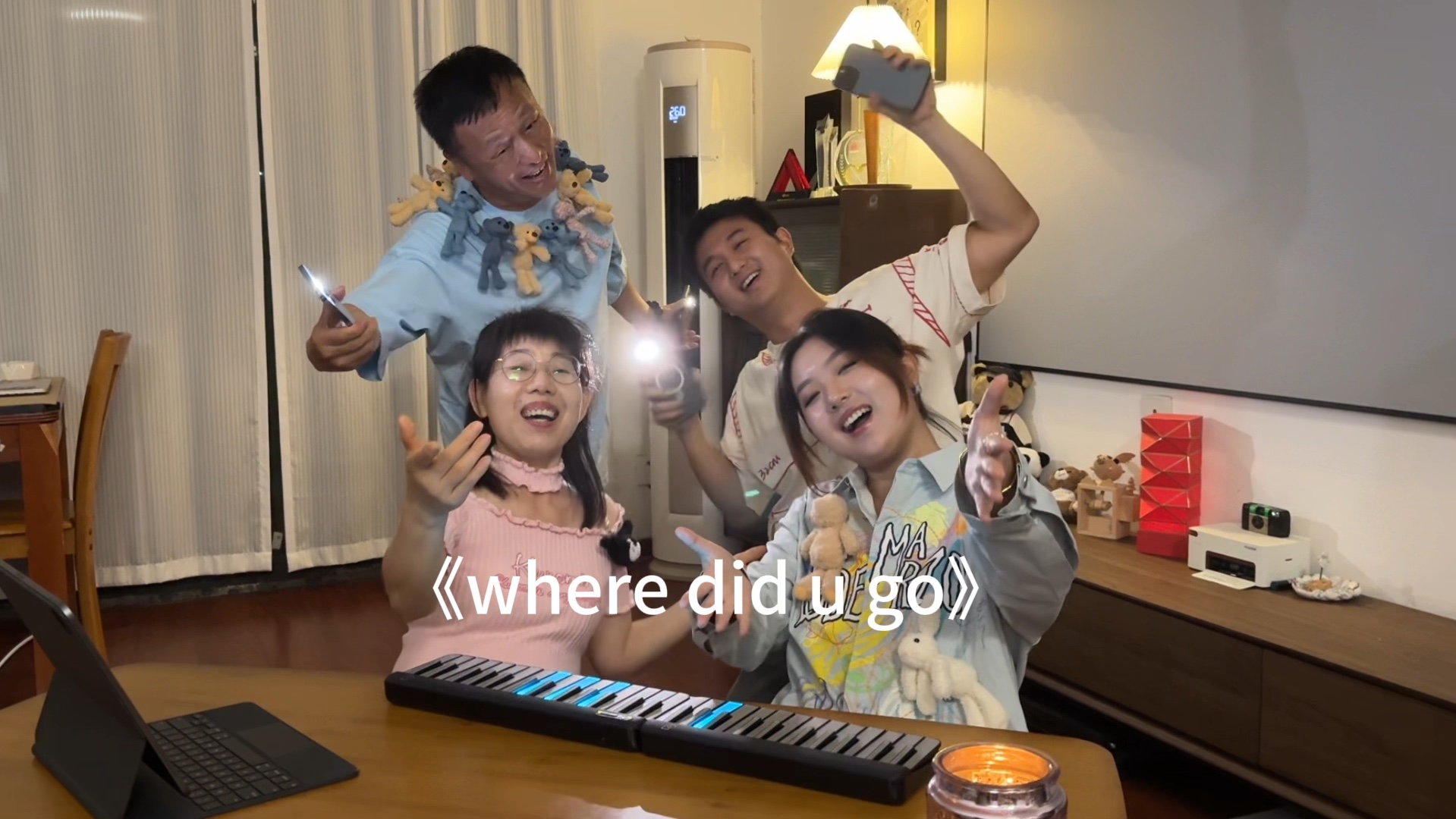 《where did u go》猪子一家翻唱-猪宝子在门口-猪宝子在门口-哔哩哔哩视频