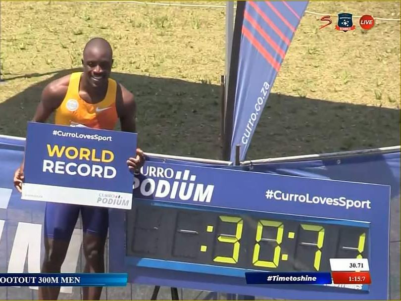 71打破范尼凯克保持的30.81的世界纪录