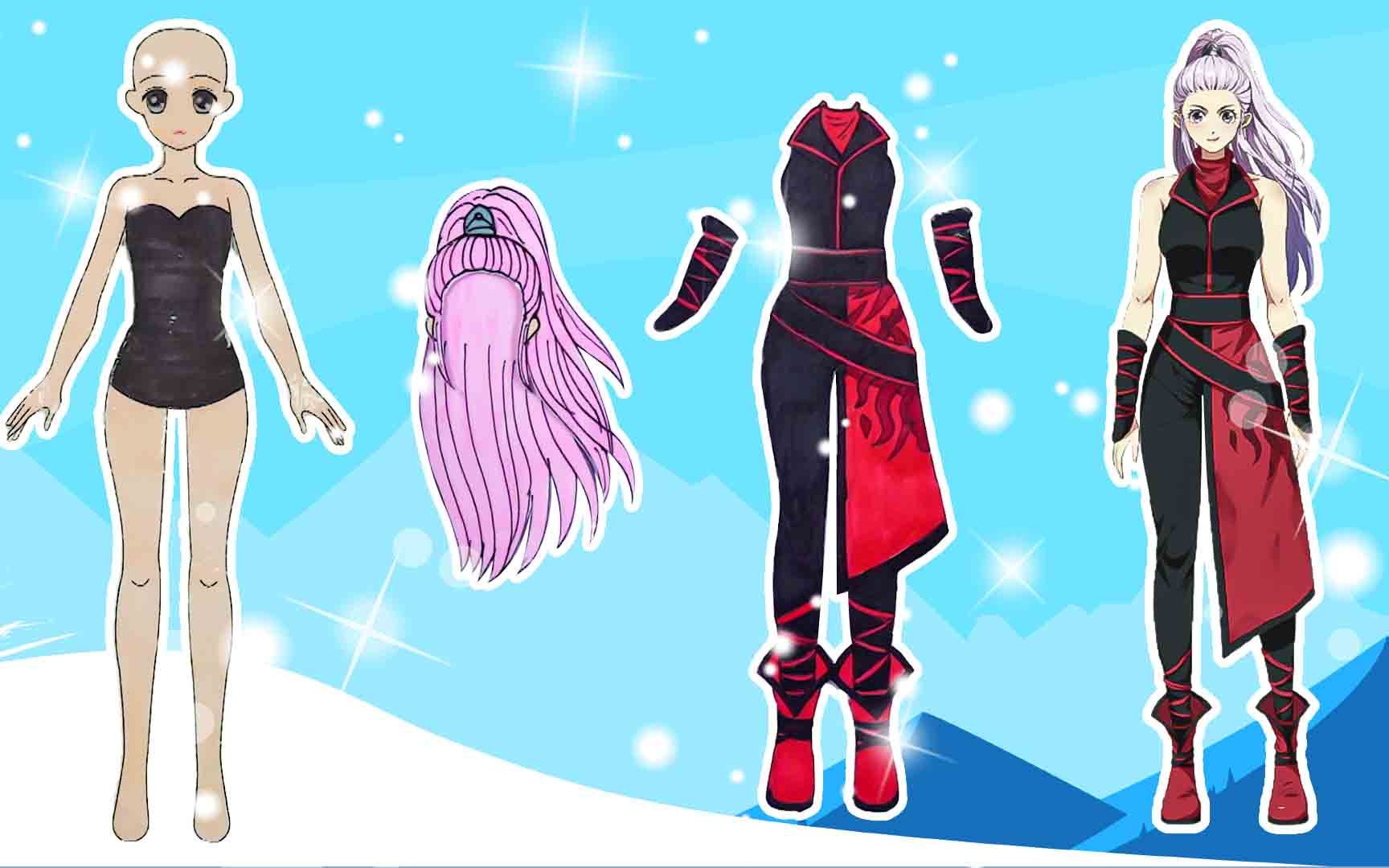 手工纸娃娃玩具:纸娃娃装扮,《我是大神仙》苏月儿装扮