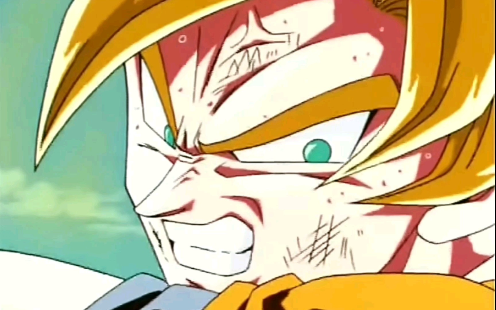 【粤语】孙悟空:龟～波～气～功～沙鲁:你那个位置使用不了龟波气功的