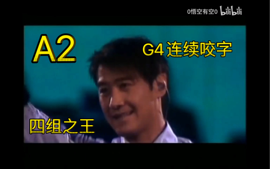 黎明Leon 05演唱会《长情》音高测量 高音轰炸 G4连续咬字 四组之王 唱功太高哔哩哔哩bilibili