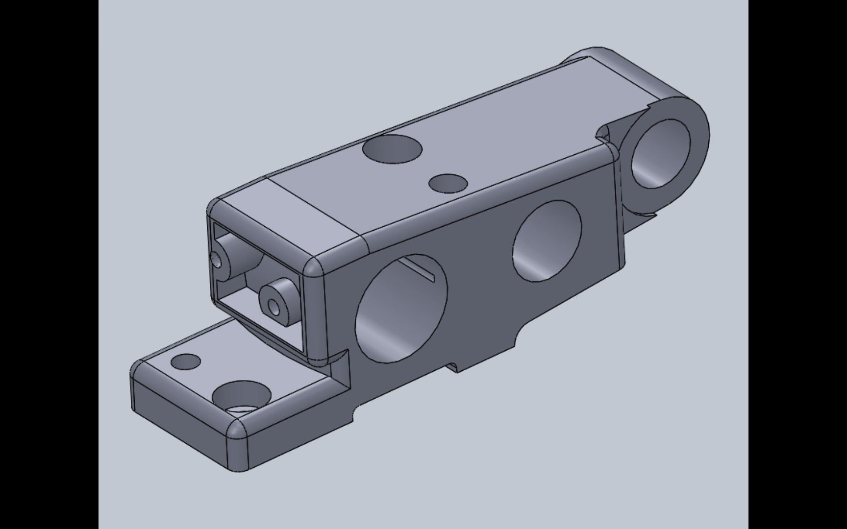 ca6140后托架三维图(solidworks step)_哔哩哔哩_bilibili