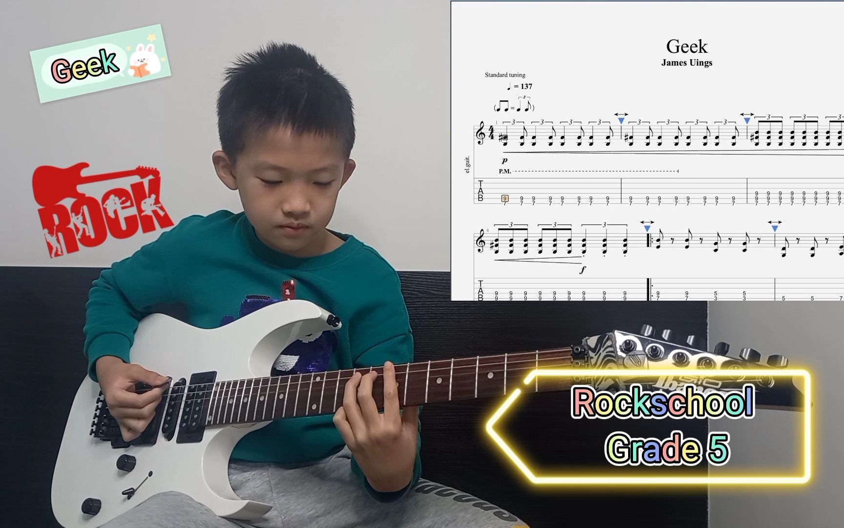 Geek架子鼓Rockschool图片