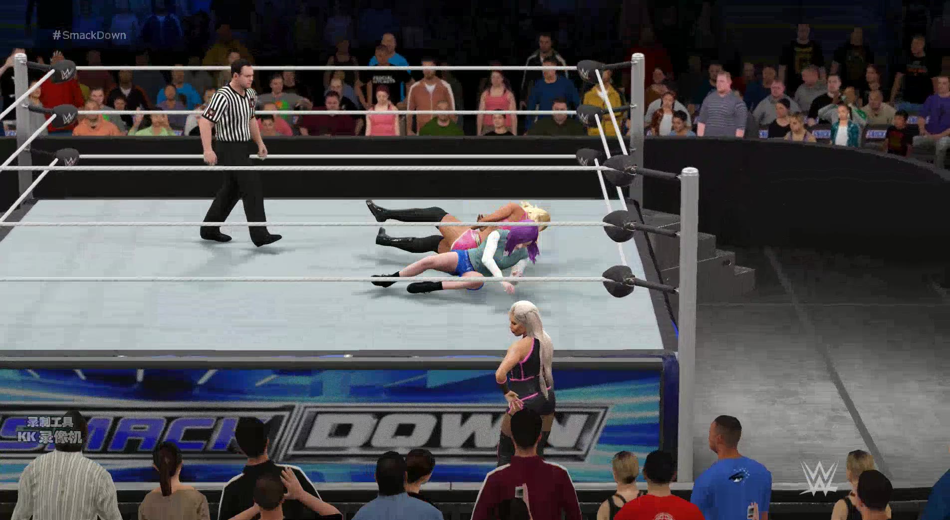 wwe2k17董香vs女王 冠军赛