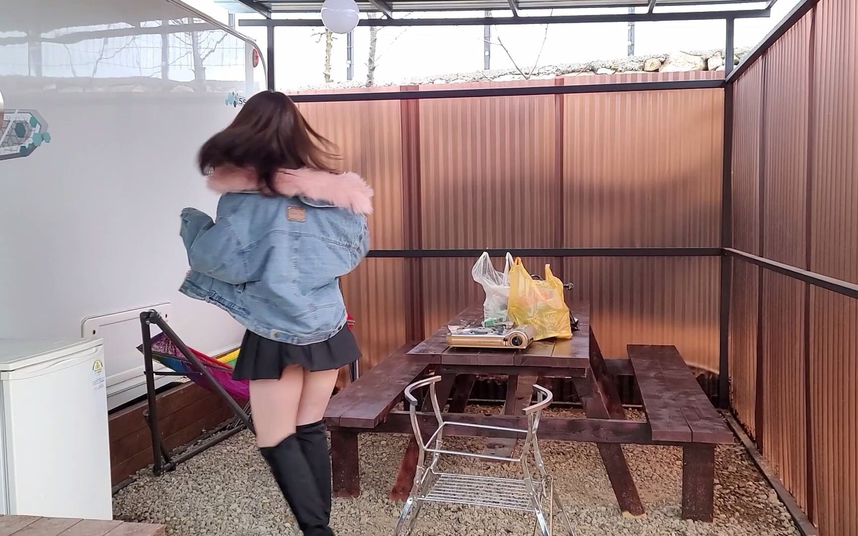 bitnara露营车vlog露营车的第一晚