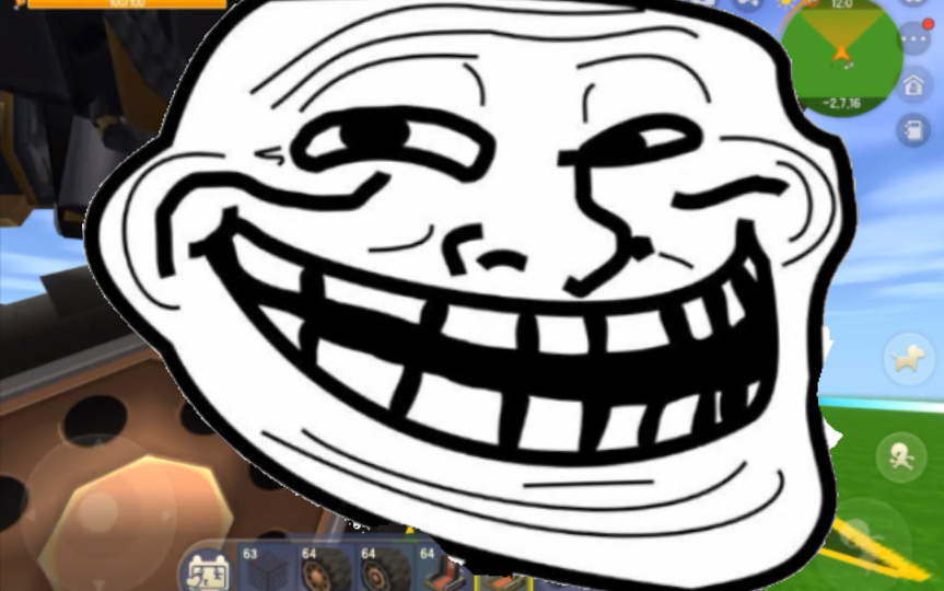 trollface玩迷你世界2