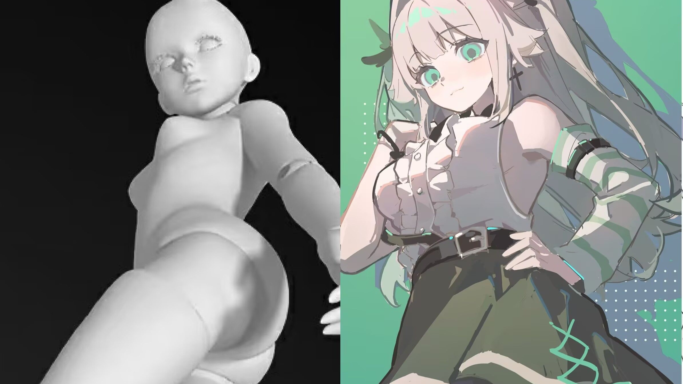 没关系我可以自己找大透视来画