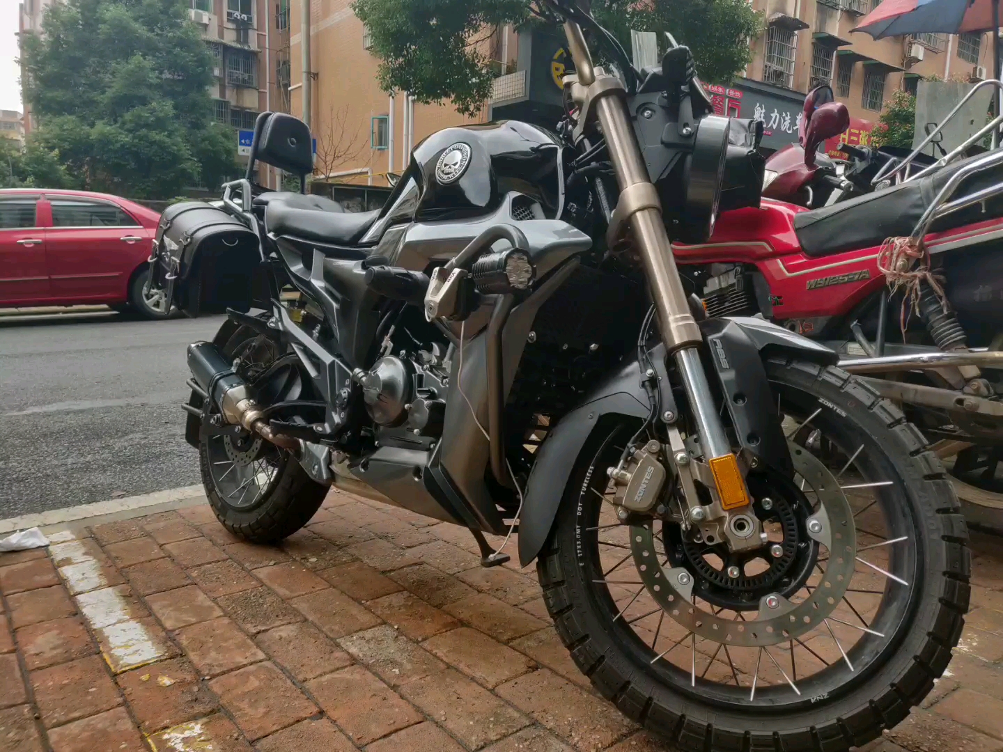 摩托车,启典g1日常晒照