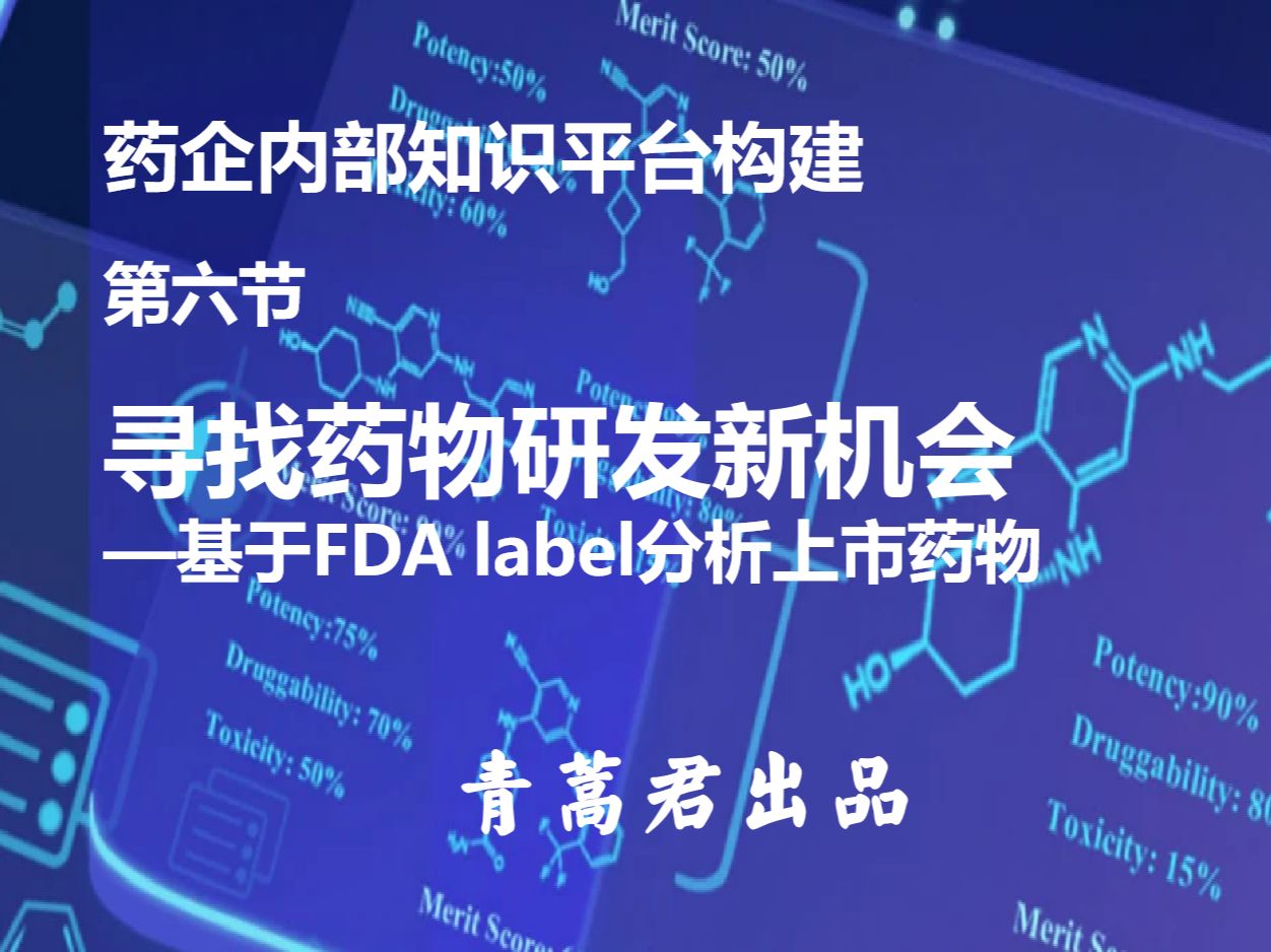 医药企业知识平台构建6——基于FDA label分析上市药物哔哩哔哩bilibili