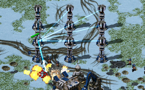 【红警2】当9光棱塔连一起,还有什么是秒不掉的呢?