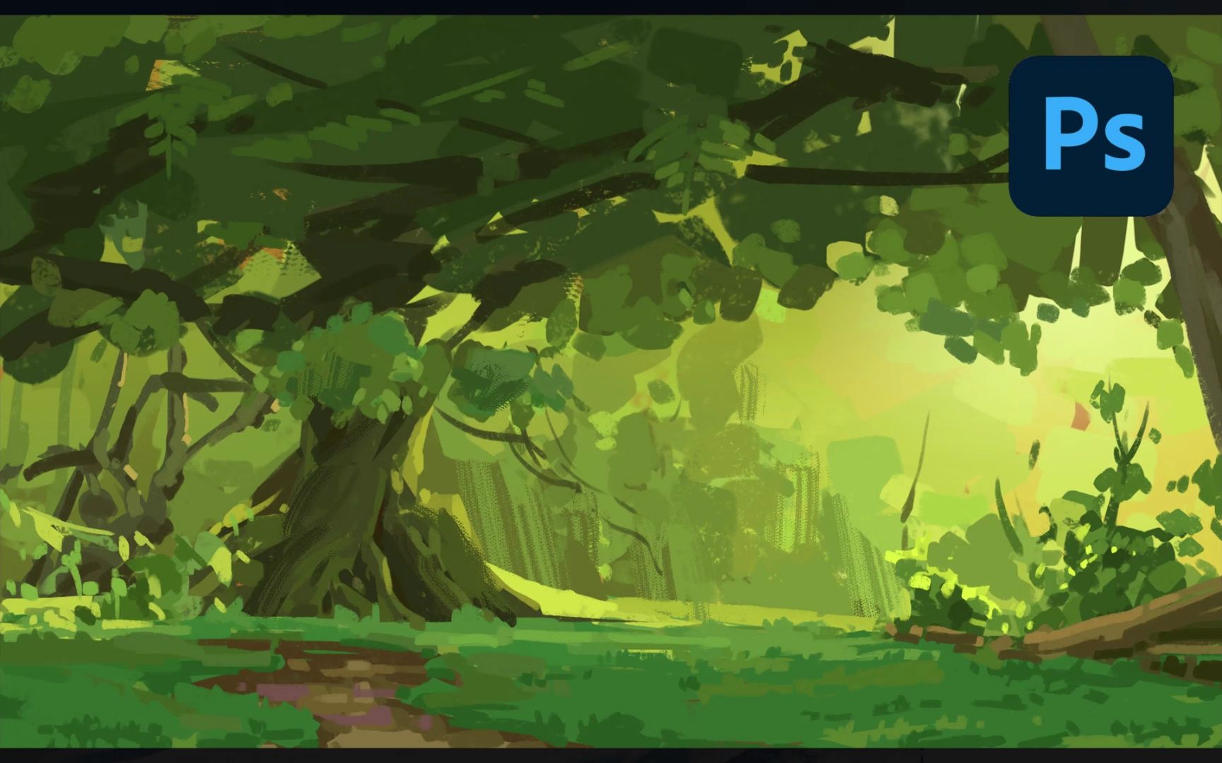 【板绘】场景速涂练习分享