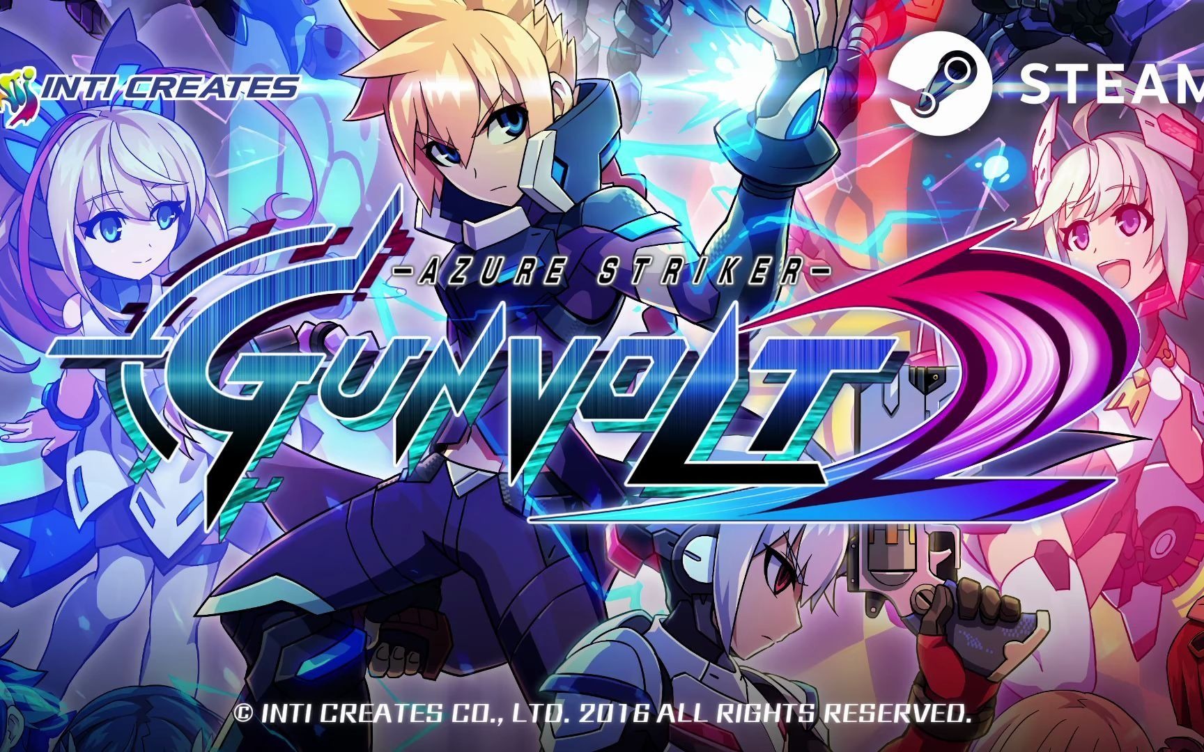 【游戏预告】azure striker gunvolt 2 苍蓝雷霆刚巴尔特2_哔哩哔哩