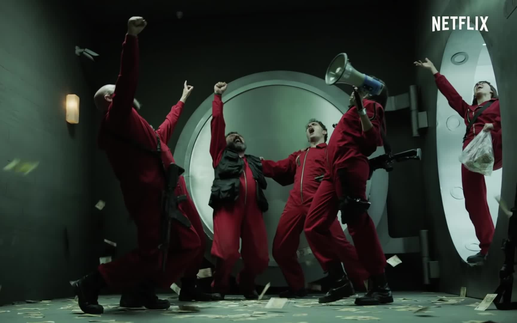 [图]纸钞屋-Bella Ciao- La Casa De Papel - Money Heist - Netflix