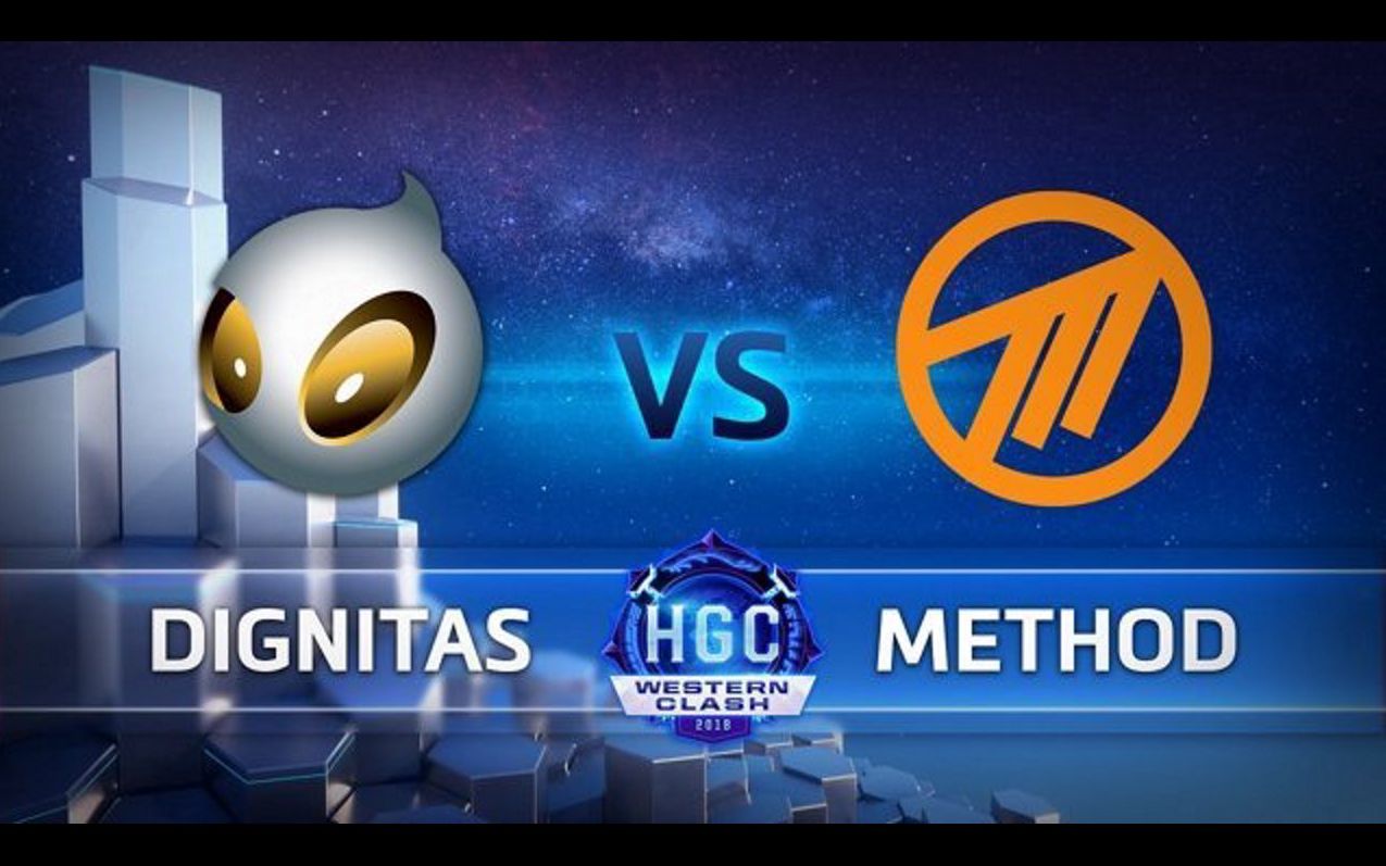 2018 hgc western clash 2 - day 2 - team dignitas vs method_哔哩