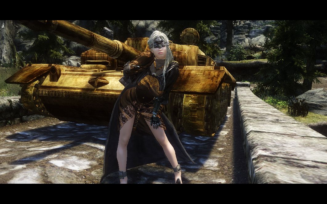 上古卷轴5 开坦克 拿核弹 防火女有多猛