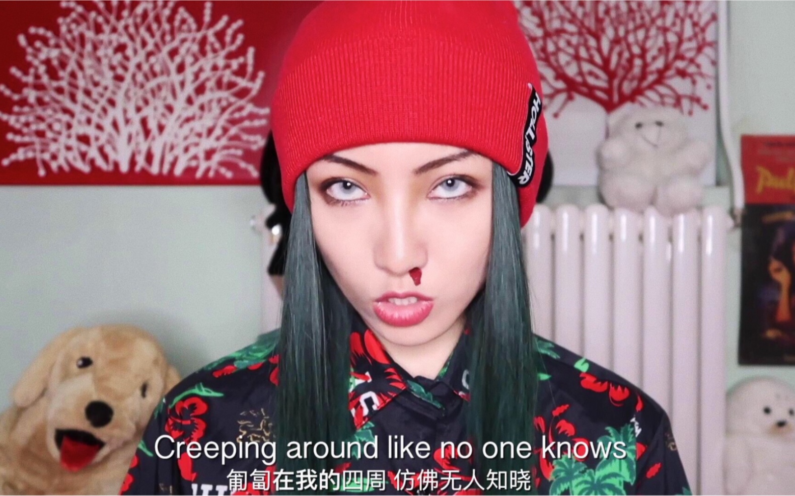 活动作品monicabadguy和爸妈一起翻拍billieeilish碧梨mv