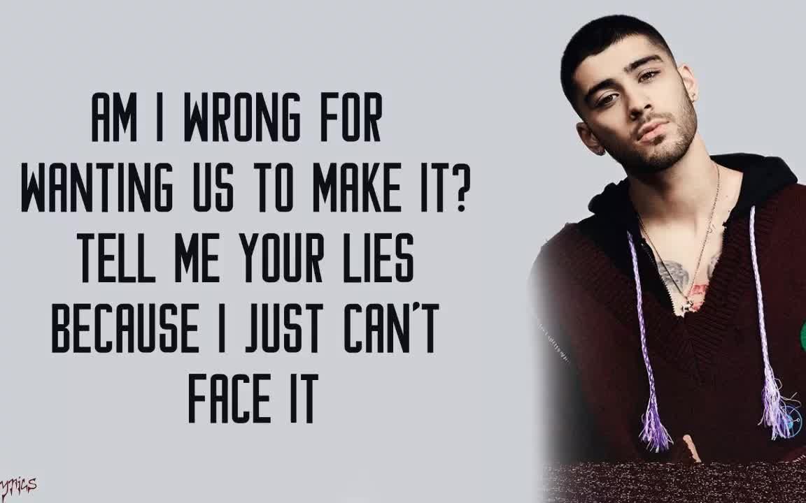 [图]ZAYN iTs YoU (Lyrics-歌词版