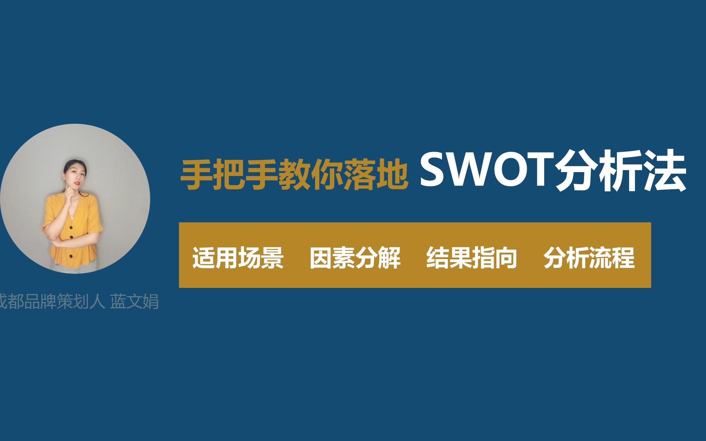 市场分析三板斧:进阶版SWOT分析法(下)哔哩哔哩bilibili