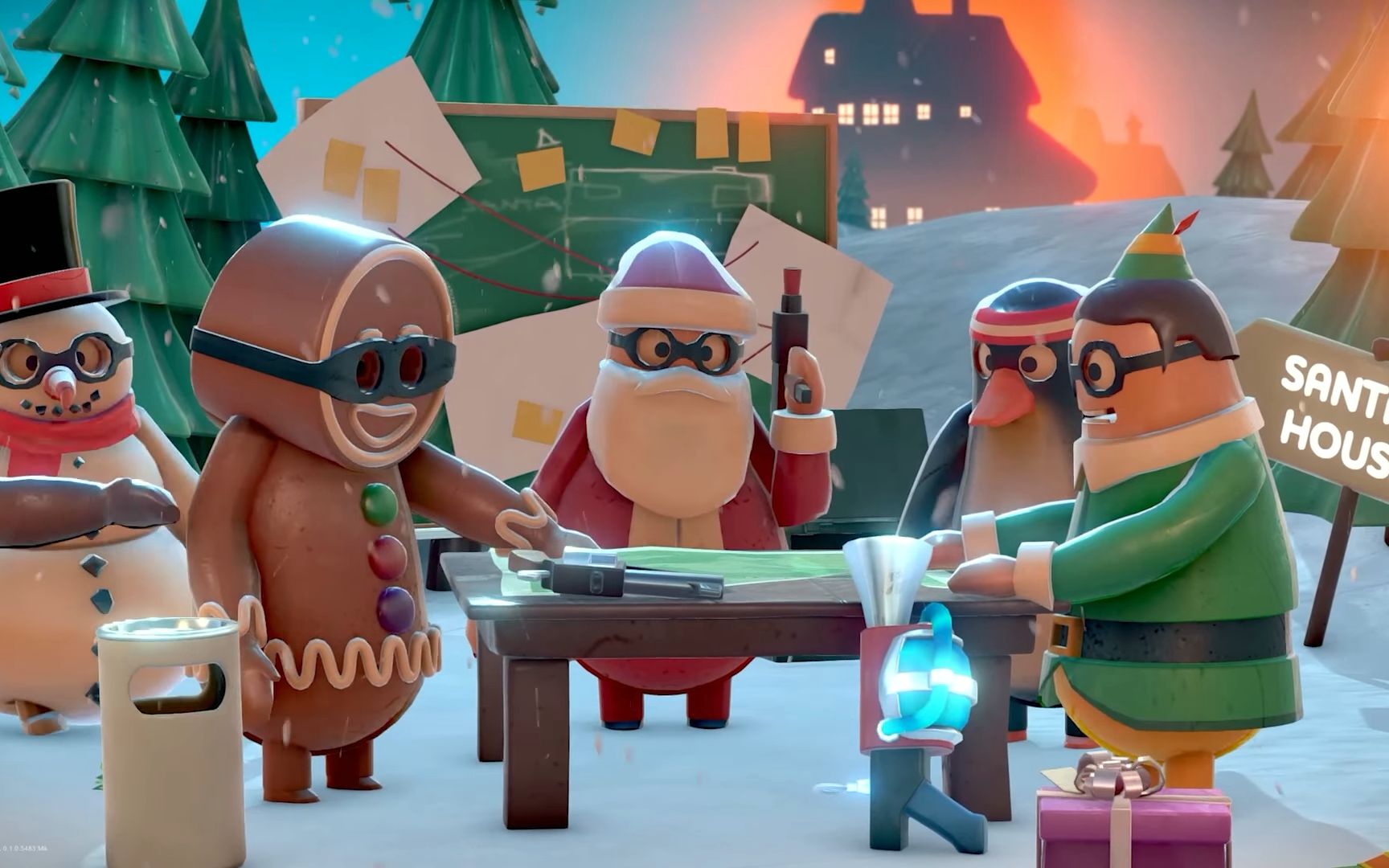 【独立游戏新作】《rubber bandits: christmas》宣传片