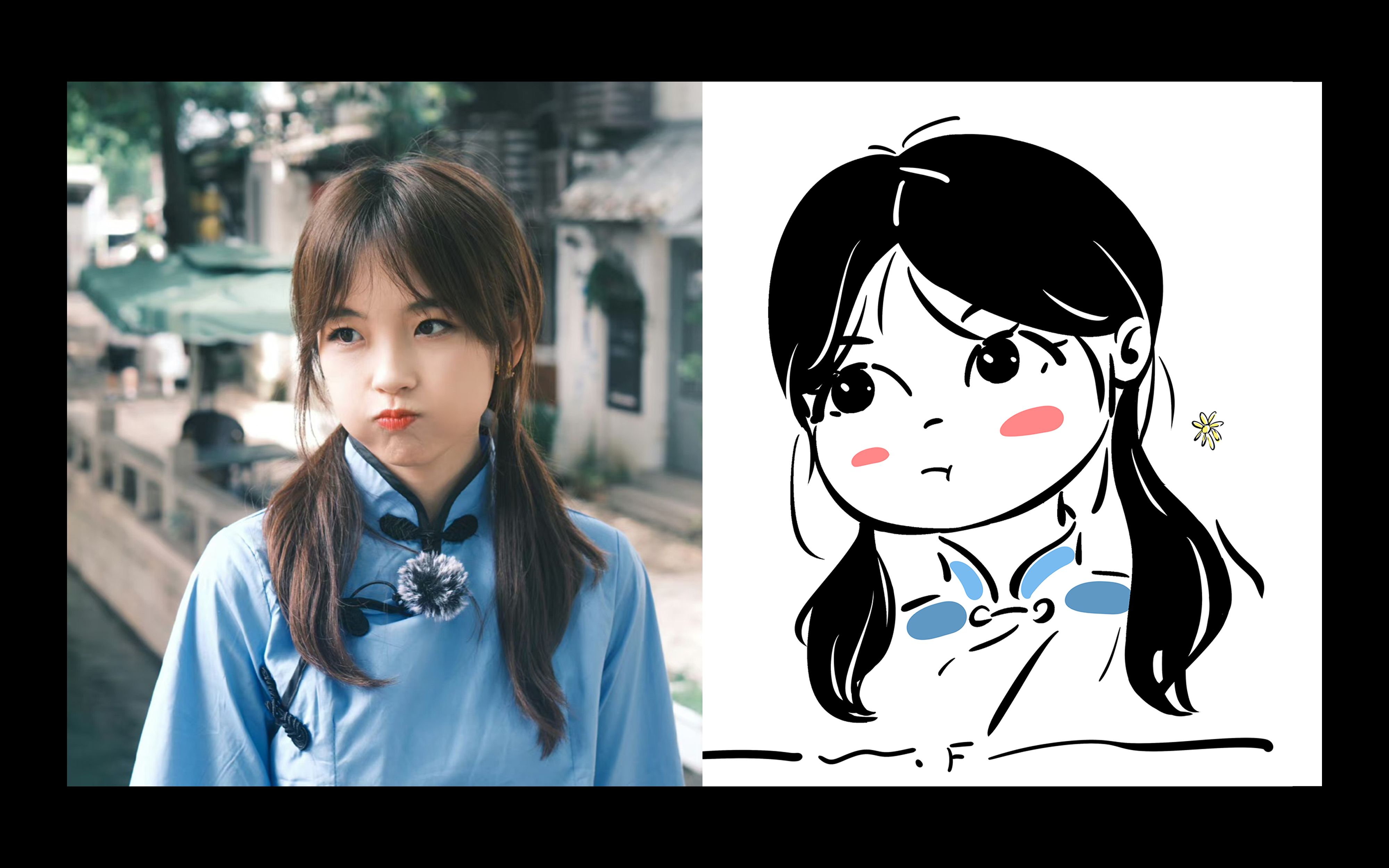 王冰冰 二次元头像