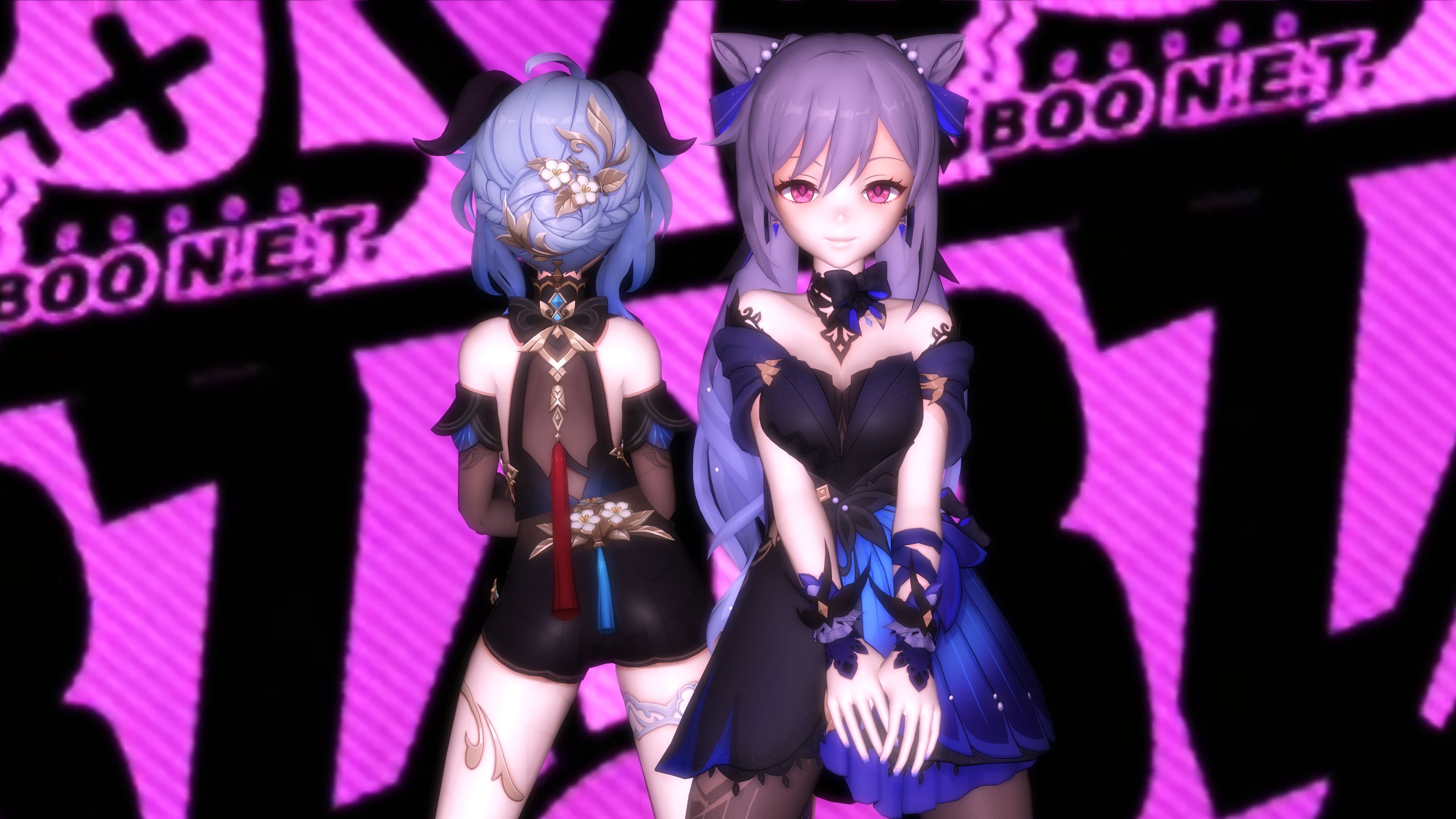 【心甘晴愿❤️】甘雨刻晴双人摇~❤