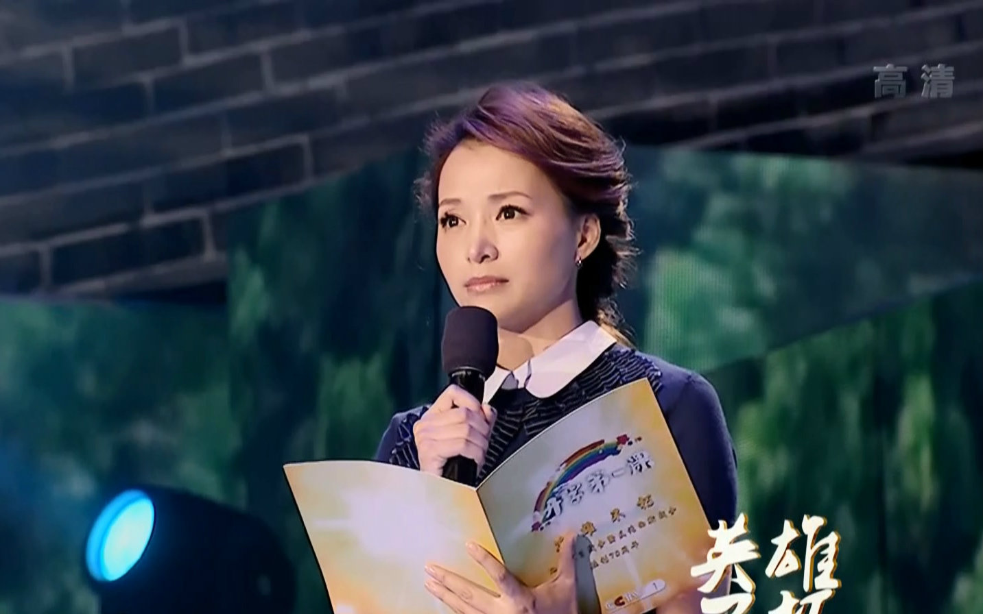 董卿2015开学第一课董卿主持朗诵部分高清cut