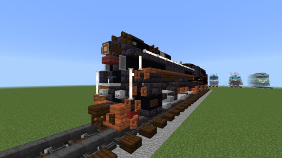 【建筑浏览】minecraft苏联铁道部lv型蒸汽机车