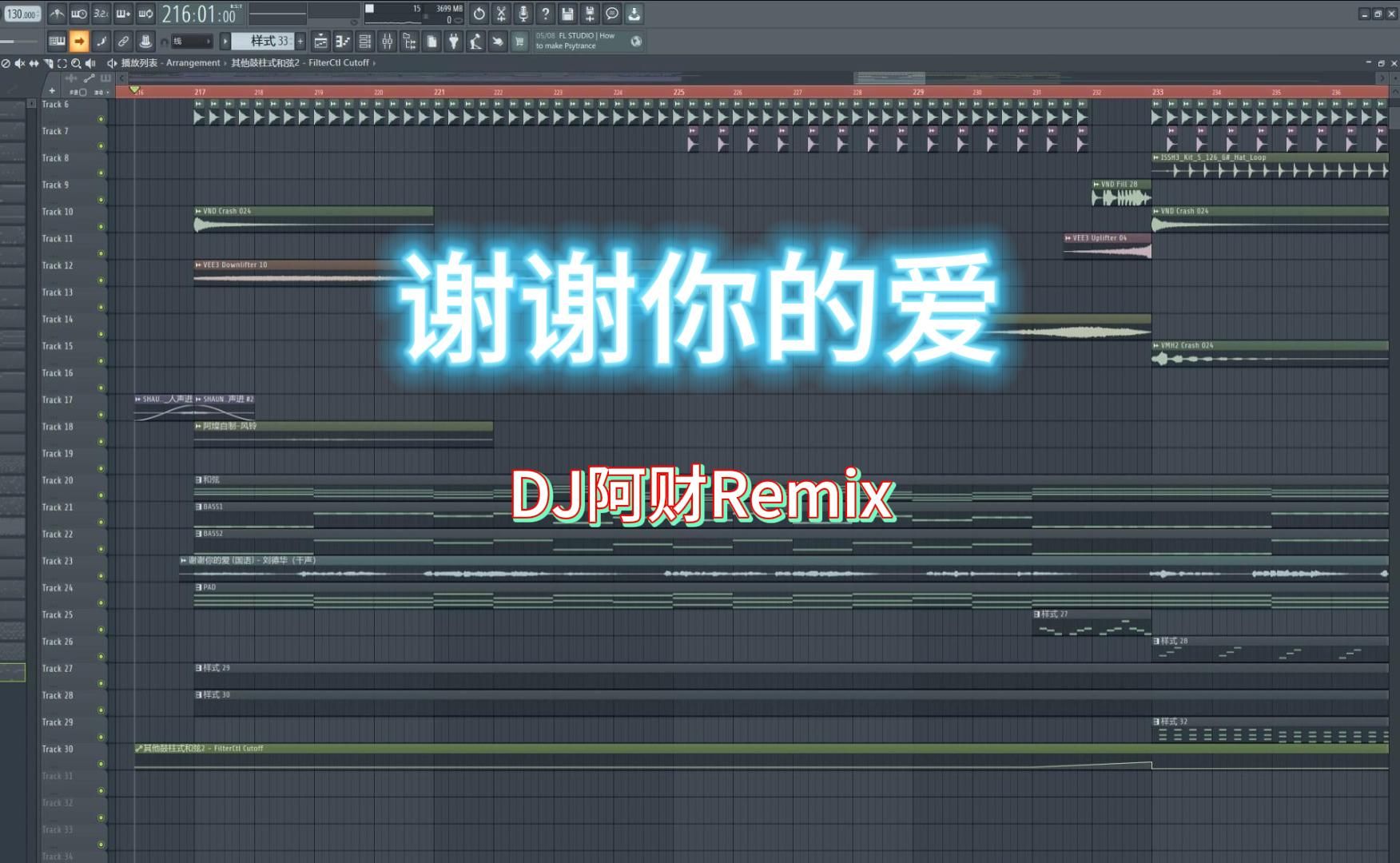 [图]谢谢你的爱 -DJ阿财Remix