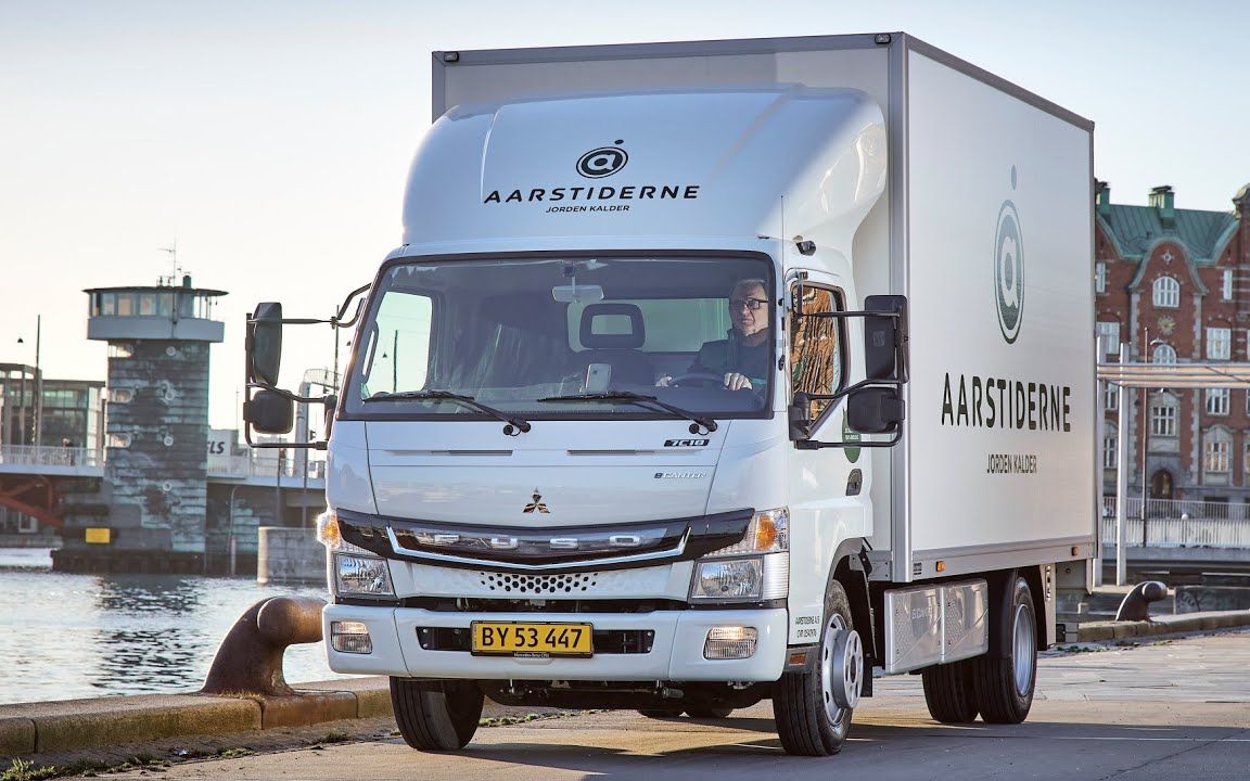 在美国能卖出去嘛全新三菱fusoecanter纯电动货车