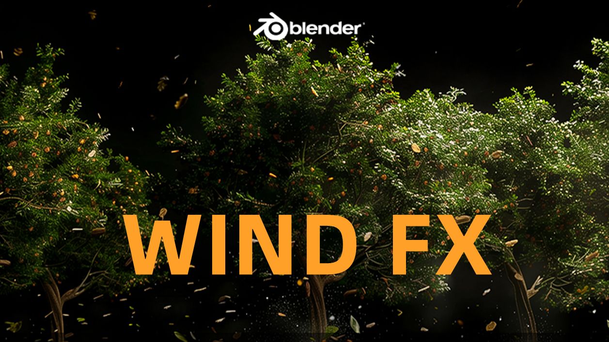 又来新款Blender插件!Wind FX V1.1.1 风吹动画模拟,支持4.1版本哔哩哔哩bilibili