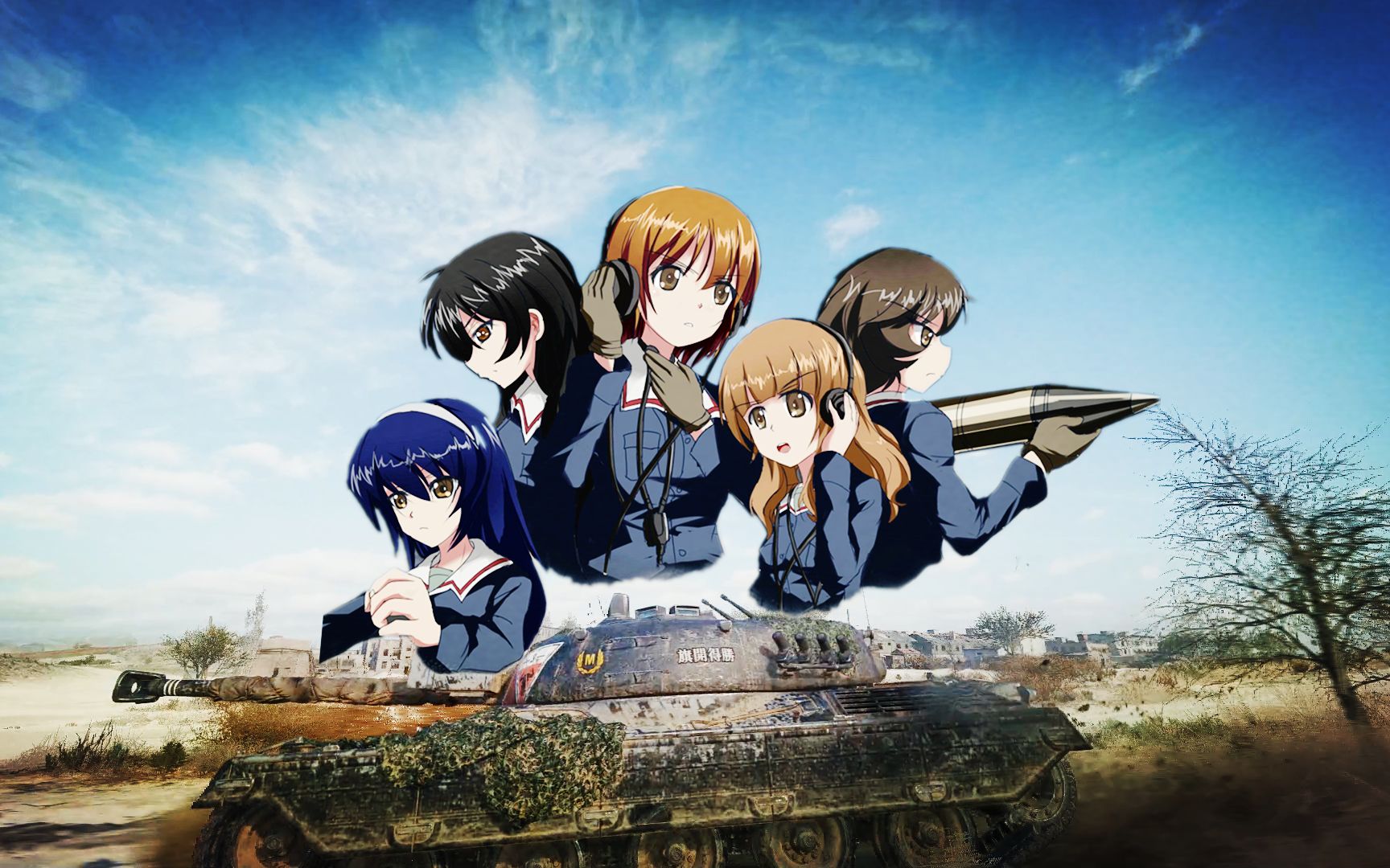 【wot】少女与战车西住流作战记录_哔哩哔哩_bilibili