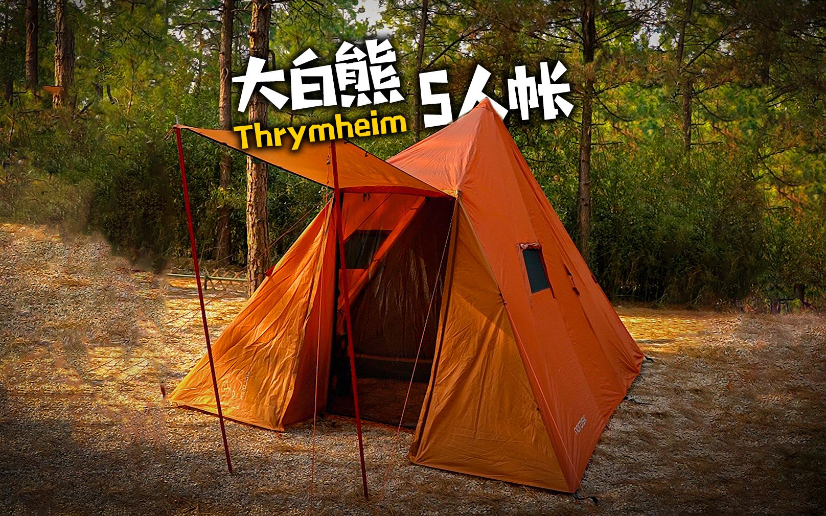 5500的豪华帐篷颠覆传统金字塔丹麦国宝级大白熊帐篷测评