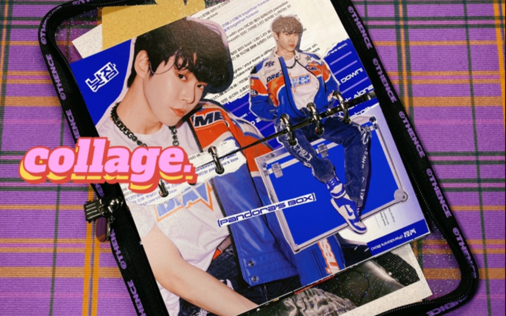 【bandaged】追星手帐拼贴|punch赛车服真的好好看!