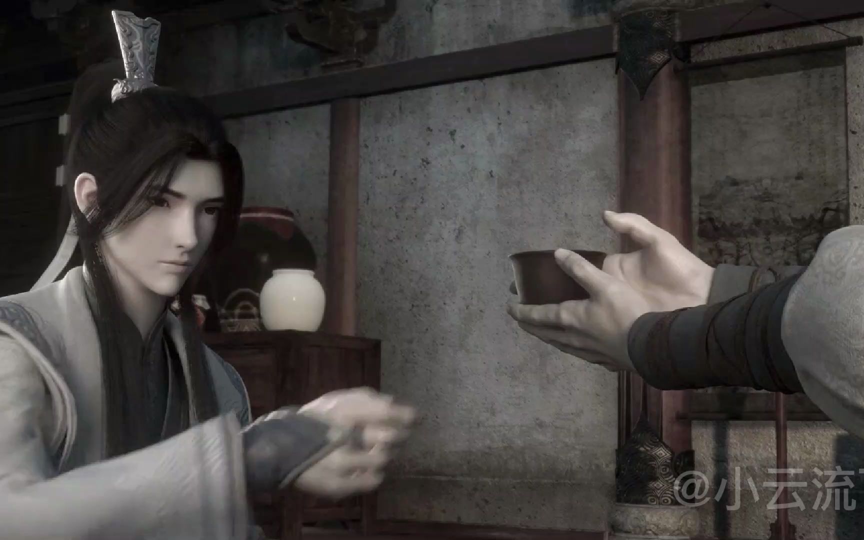 山河剑心15:郁蔼全盘说出自己的计划,并打伤沈峤强留在玄都山当傀儡