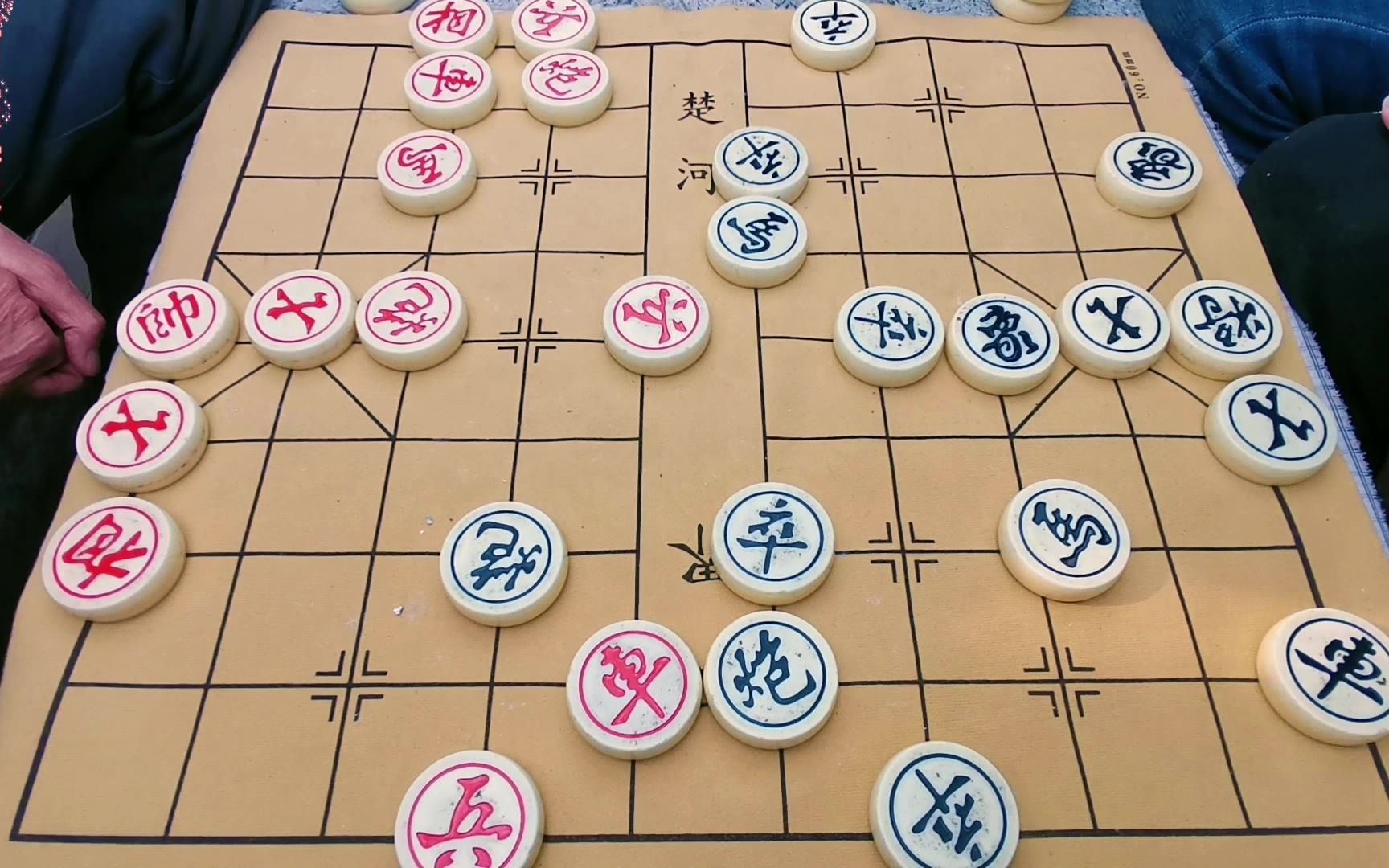 挑战街头象棋红方奇妙的陷阱套路车残局双车被对手单车反杀