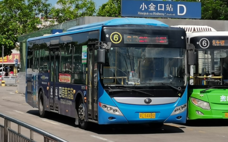 【夜蘭永遠愛我】【雲乘車】惠州公交6路宇通zk6105chevnpg4運行錄影
