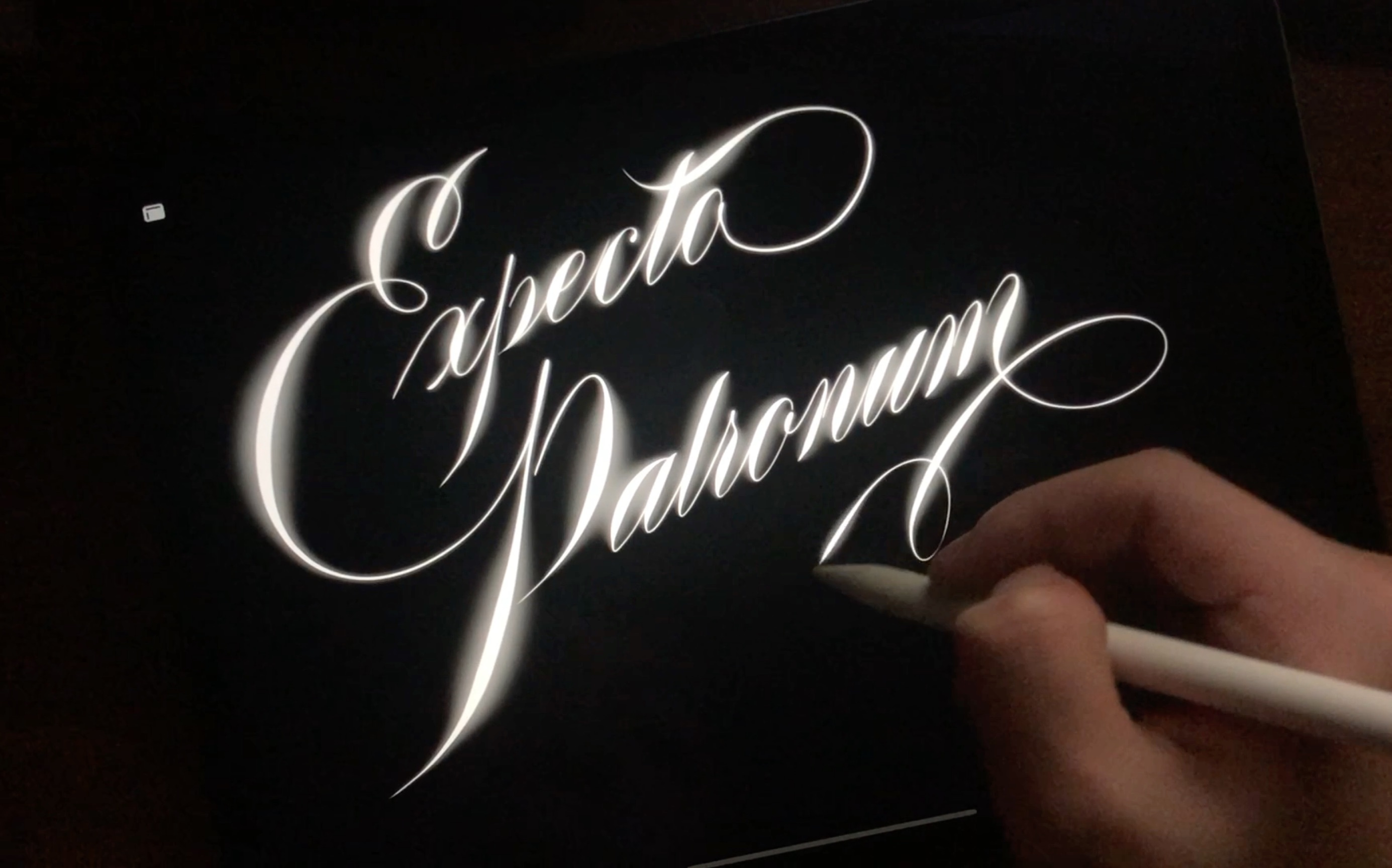 expecto patronum呼神护卫|手写|ipad pro|apple pencil|procreate