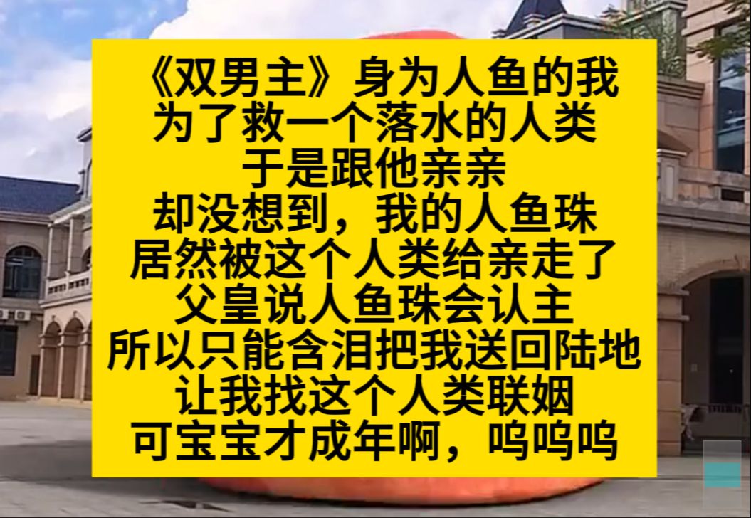 双男主 身为人鱼的我,为了就一个落水的人类,跟他亲了亲,可他吸走了我的人鱼珠!小说推荐哔哩哔哩bilibili