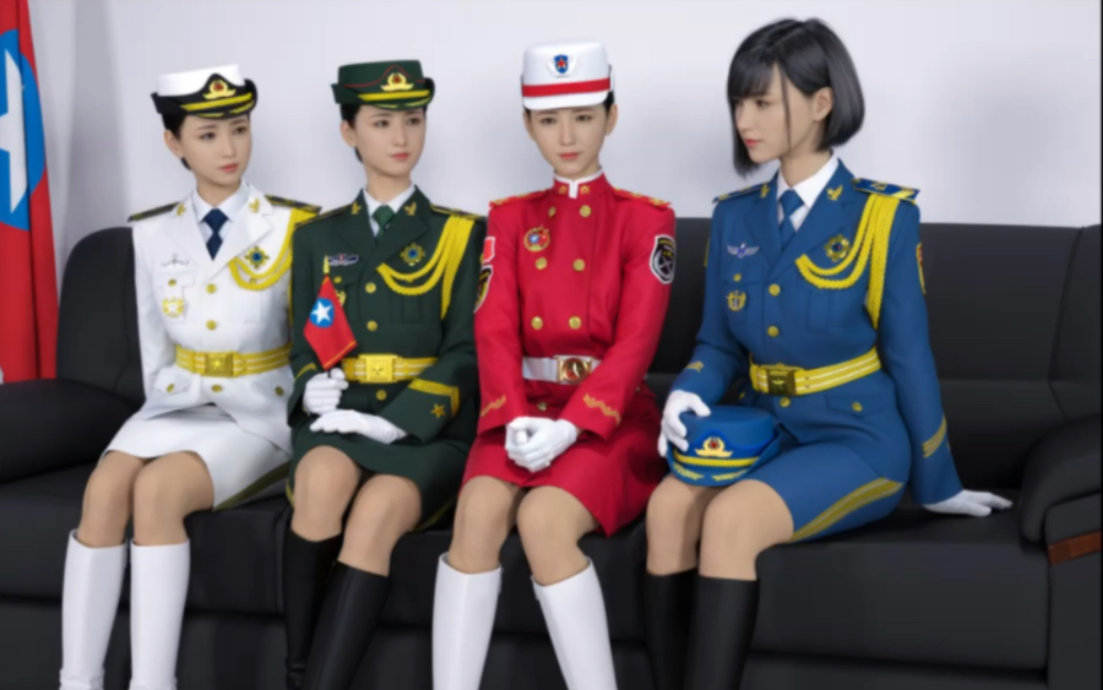 长靴女战士仪仗队漫画,多样风格漫画.