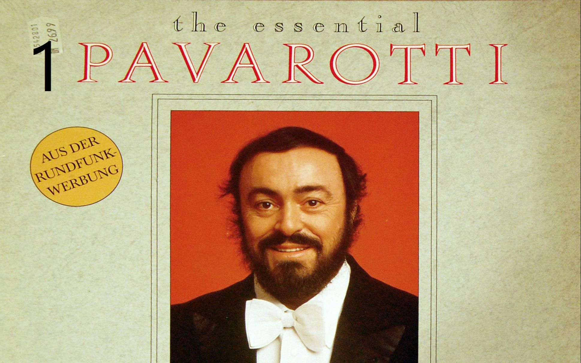 [图]【Hi-Res 24bit/96kHz】男高音帕瓦罗蒂的黑胶唱片《The Essential Pavarotti》(1991年发行)-(1)