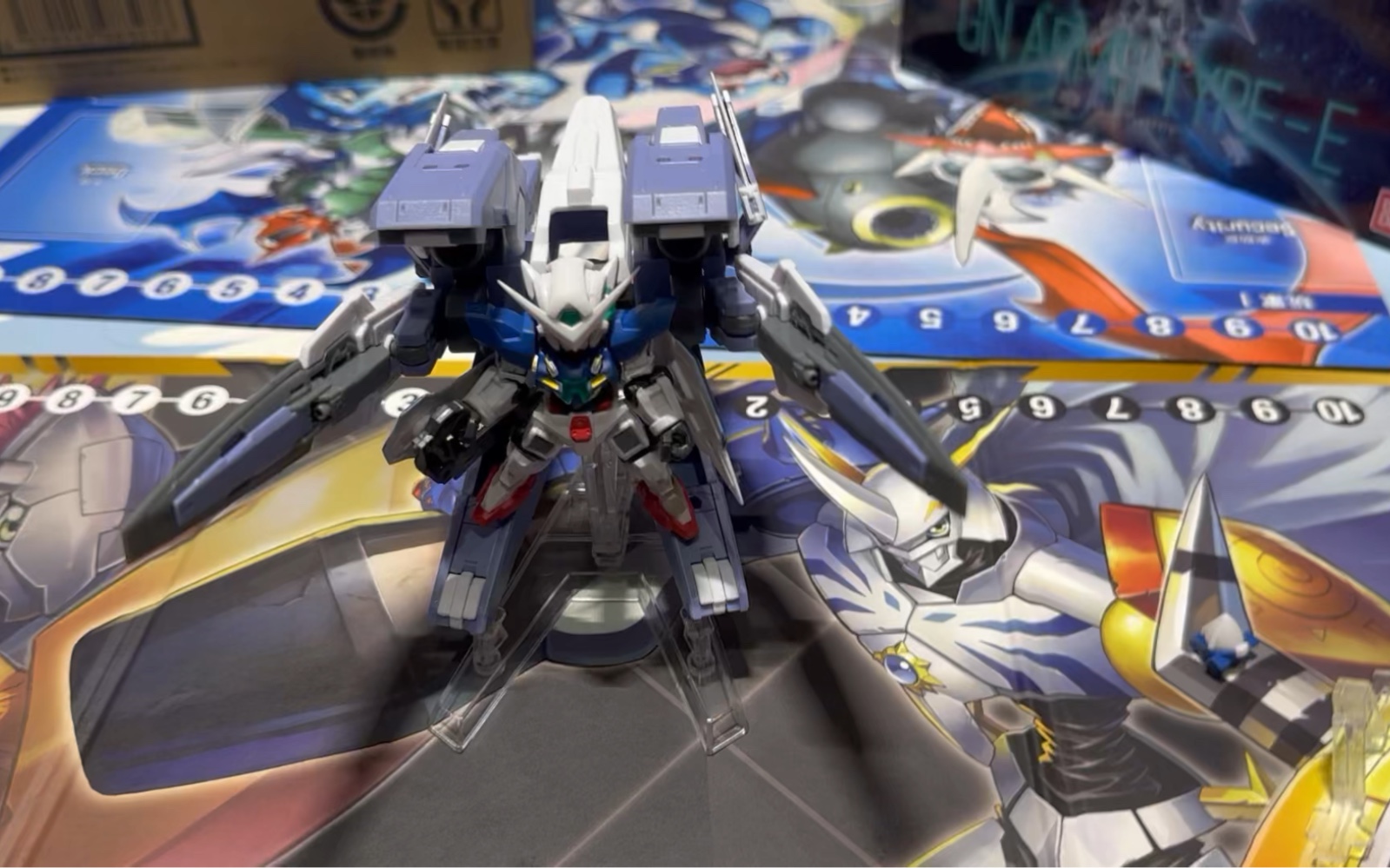 【高达】 mse ex46 能天使 gn arms trpe-e (能天使马甲e)素组把玩