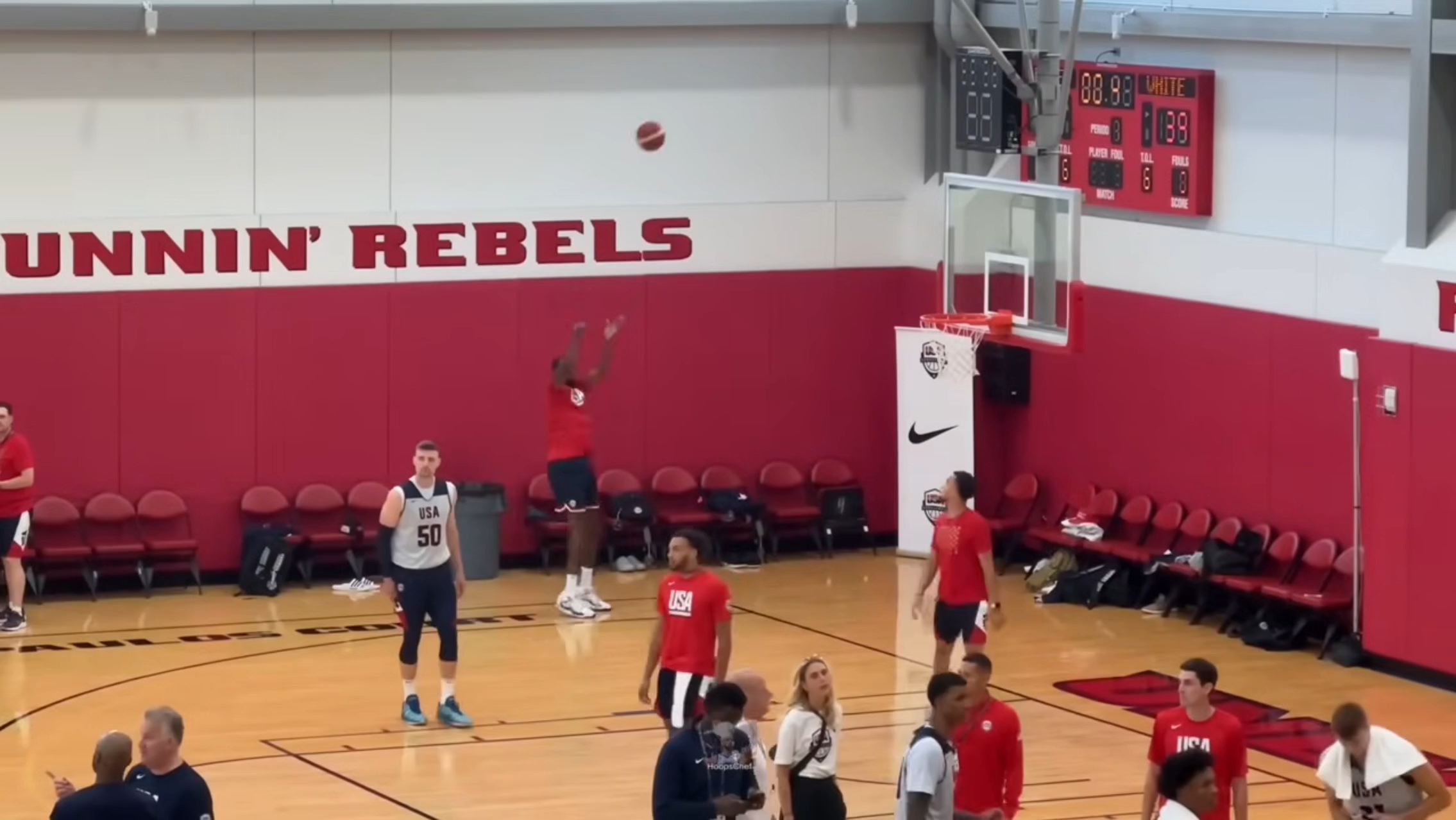 【高清原声】美国队杜兰特投篮姿势鉴赏