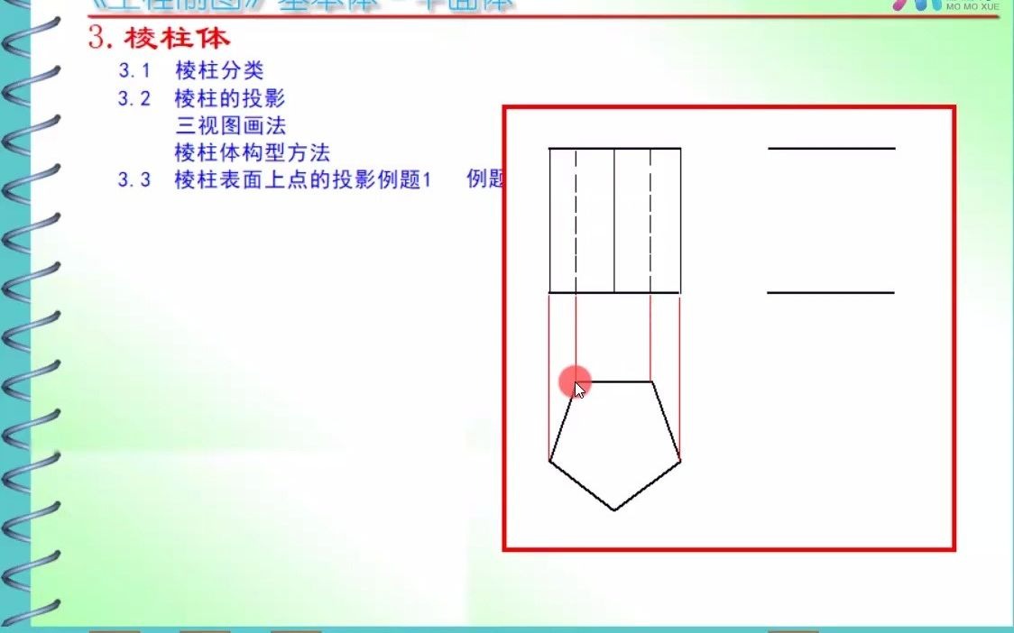 专转本机械工程类课时43|机械制图|815棱柱体投影哔哩哔哩bilibili